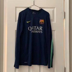 Barcelona Long Sleeve Nike Jersey